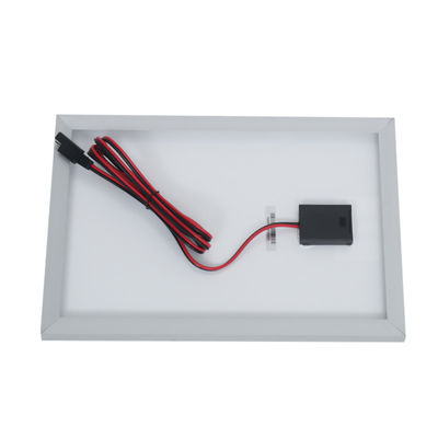 Compact en lichtgewicht 10W mono zonnepaneel voor het opladen van kleine apparaten en 12V batterijen